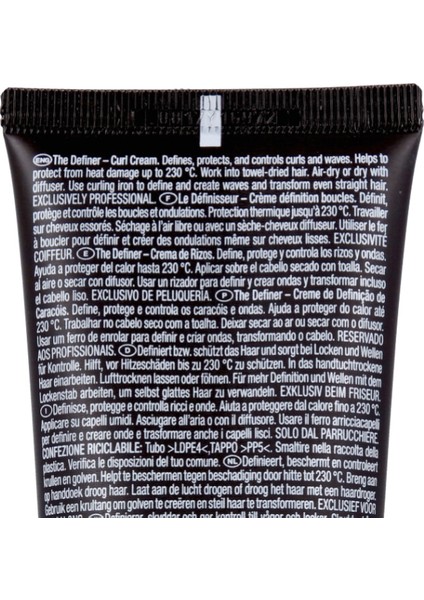 Session Label The Definer Curl Enhancer Defining Vegan Hair Cream Conditioner 150ML