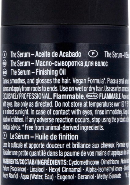 Session Label The Serum Finishing Vegan Hair Care Oil 100ML