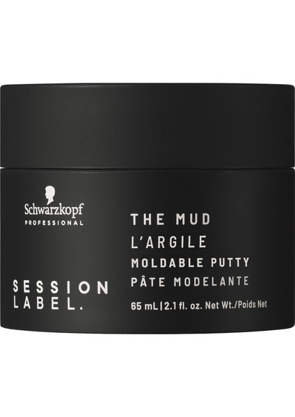 Session Label The Mud Hair Styling Defining Vegan Moldable Putty Wax 65ML