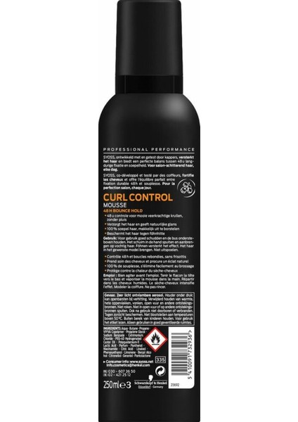 Bukle Kontrol 48 Saat Etkili Canlı Bukleler Elektriklenme Karşıtı Saç Köpüğü 250 ml