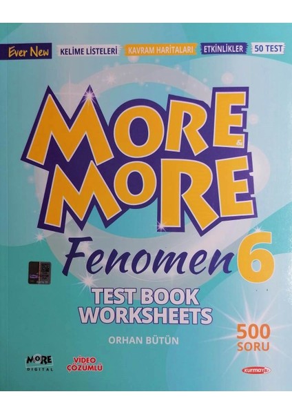 Kurmay Yayınları 6.Sınıf Fenomen Test Book Worksheets