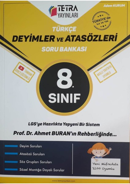 8.sınıf Lgs Türkçe Deyimler ve Atasözleri Soru Bankası