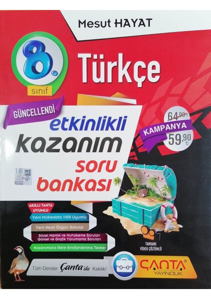 8.Sınıf LGS Türkçe Etkinlikli Kazanım Soru Bankası