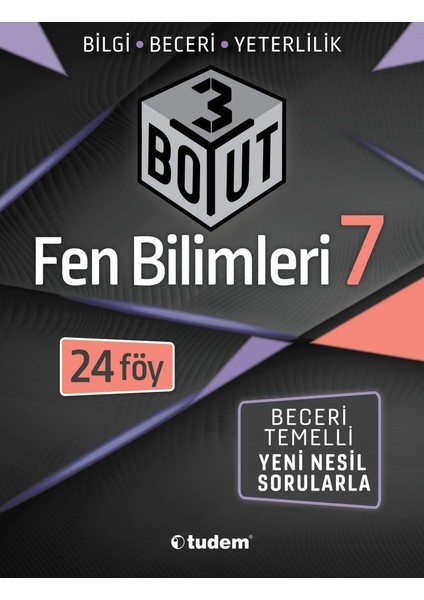 Tudem Yayınları 7. Sınıf 3 Boyut Fen Bilimleri 24 Föy