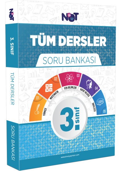 Binot Yayınları 3.sınıf Tüm Dersler Soru Bankası