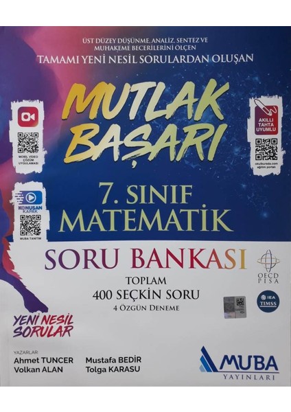 Muba Yayınları Mutlak Başarı 7. Sınıf Matematik Soru Bankası