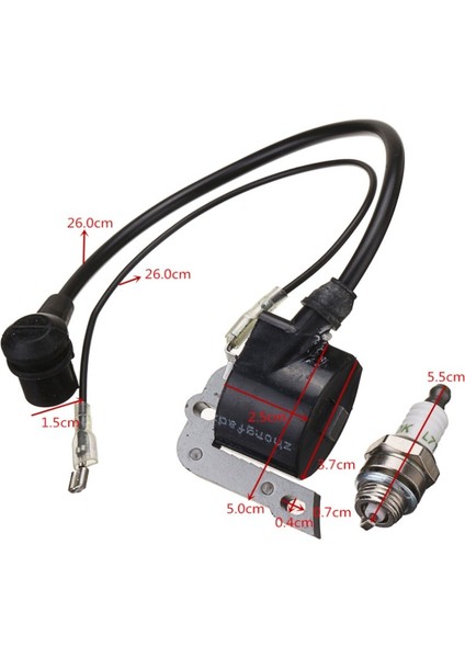 Husqvarna Motorlu Testere 51 55 61 Ateşleme Bobini Buji Set