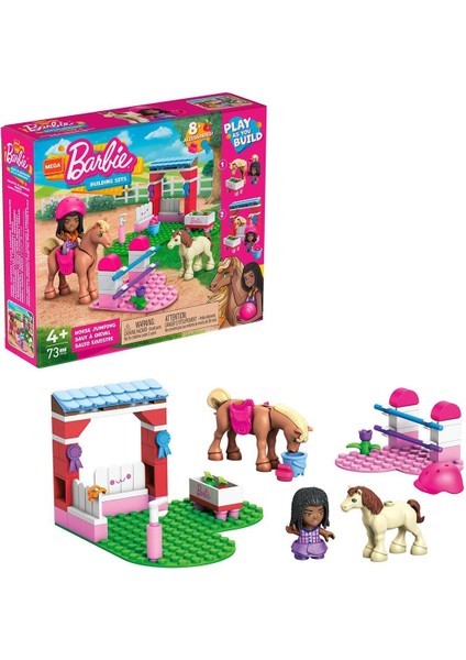 HDJ84 Mega, Barbie Atçılık Seti, 73 Parça, +4 Yaş