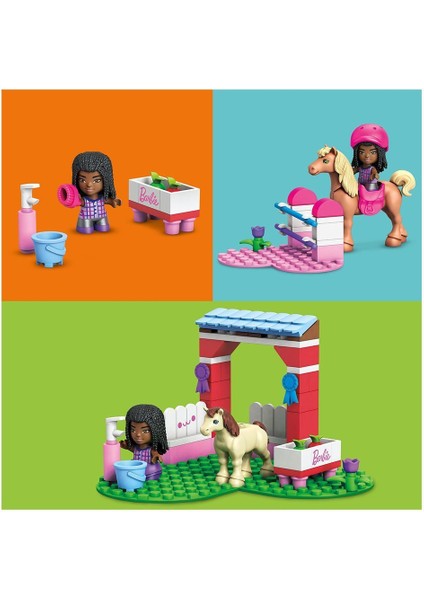 HDJ84 Mega, Barbie Atçılık Seti, 73 Parça, +4 Yaş modelleri