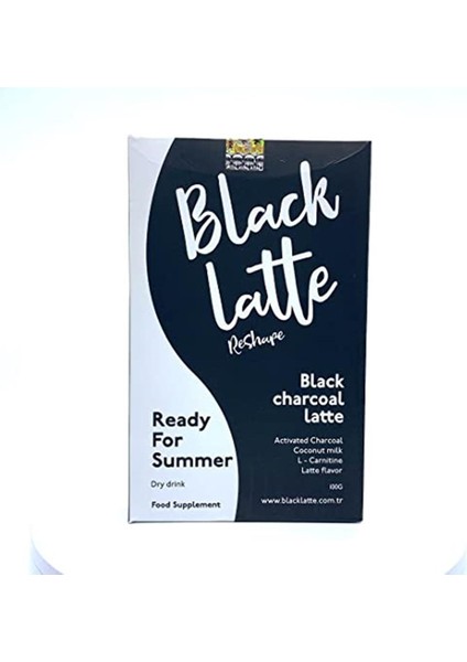 Black Charcoal Latte L-Karnitin Omega 3