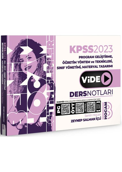 2023 KPSS Eğitim Bilimleri PG Öğretim Yöntem ve Teknikleri Video Ders Notları