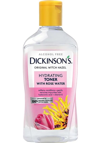 Witch Hazel Gül Suyu Içeren Nemlendirici Tonik 473ML