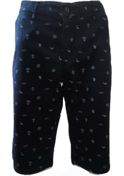 Erkek Bermuda Şort D-4515 - Lacivert - 33