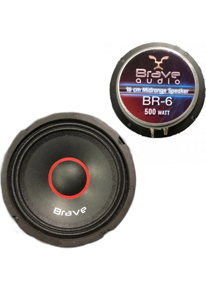 Br-6 16CM Midrange 500W Hoparlör