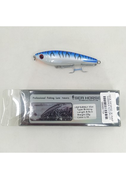 X-Rap Subwalk 9.5cm L19 23GR Yapay Balık fırsatları