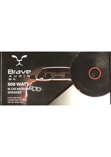 Br-6 16CM Midrange 500W Hoparlör