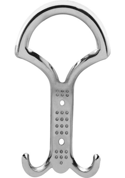 Portmanto Vestiyer Duvar Askısı Metal Dolap Elbise Askılığı Krom