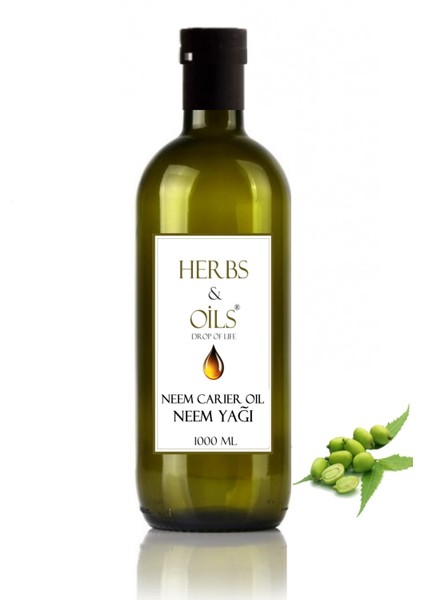 Herbs & Oils Neem Oil  Neem Yağı 1000 ML