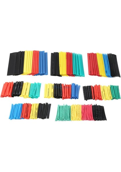Makaron Seti 530 Adet Isı Polyolefin Shrink Boru - Isıyla Daralan Makaron