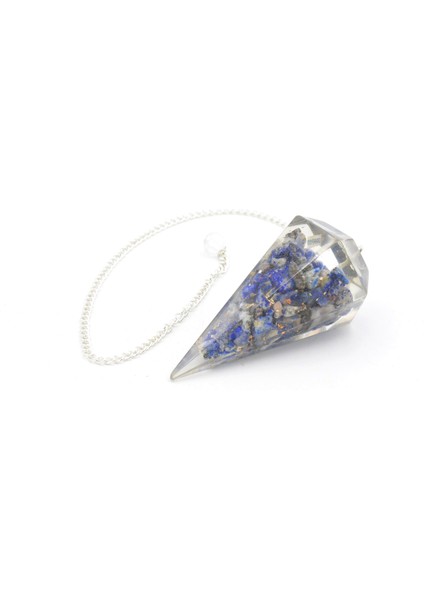 Hakiki Doğal Lapis Lazuli Taşı Orgonit Pandül 1.kalite