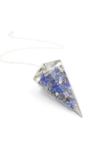 Hakiki Doğal Lapis Lazuli Taşı Orgonit Pandül 1.kalite fiyatları