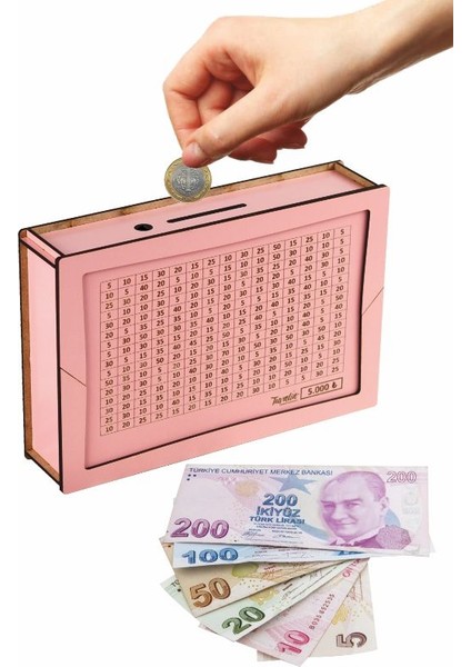Tuvalia, Hedef Kumbara, Para Biriktirme Kutusu, Parabox, 5.000 Tl