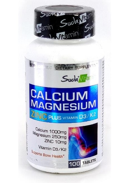 Vitamin Calcium Magnesium Zinc Plus 100 Tablet -VA569