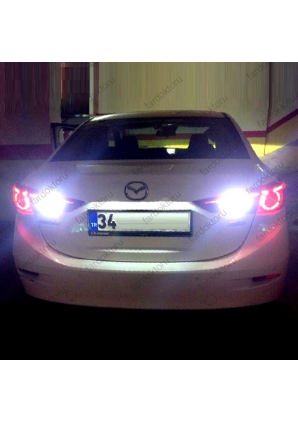 Mazda 3 Sedan Beyaz LED Geri Vites Ampulü W16W T15 PH7028