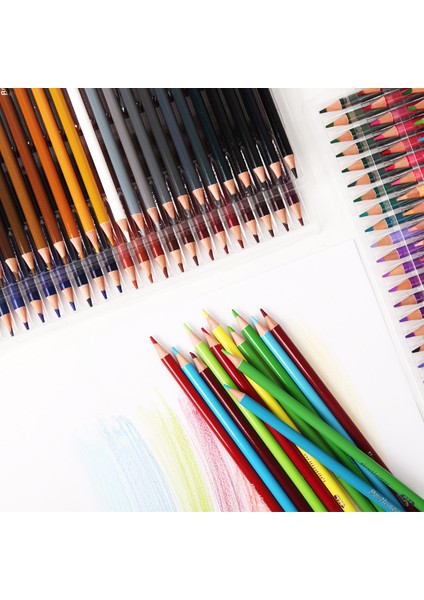 Renkli Çift Başlı Yağlı Marker Set Kroki Doodle Sanat Öğrenci Okul Malzemeleri Kırtasiye fiyatları