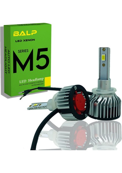 2 Adet Balp Pro Csp H27 Mini LED Xenon Bulut Teknolojisi 55W 8800LM 6500K