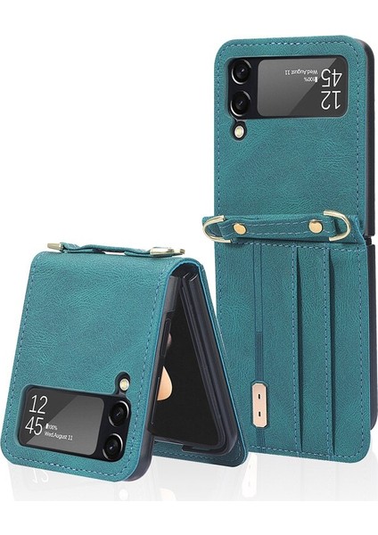 Samsung Galaxy Z Flip 4 Basit Transparent Cep Telefonu Kılıfları (Yurt Dışından)