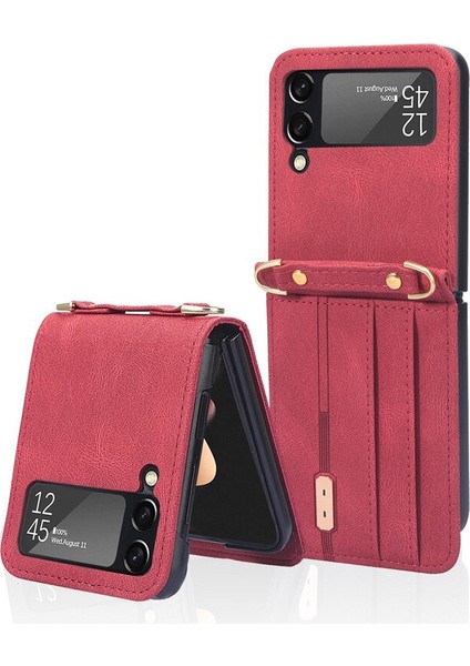 Samsung Galaxy Z Flip 4 Basit Transparent Cep Telefonu Kılıfları (Yurt Dışından)