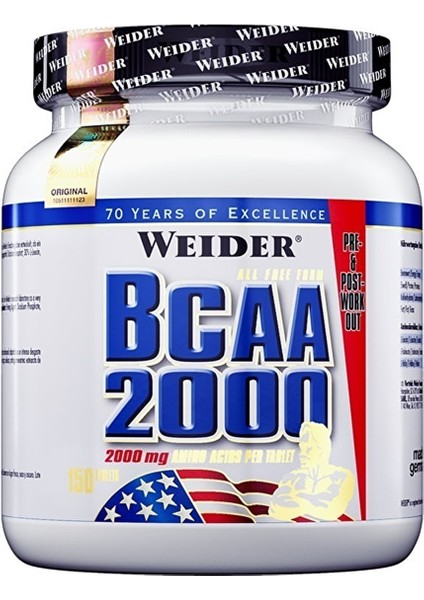 Bcaa 2000 200 Tablet