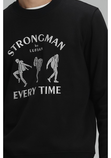 Edwın Erkek Sweatshirt Siyah