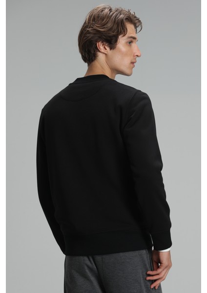 Edwın Erkek Sweatshirt Siyah