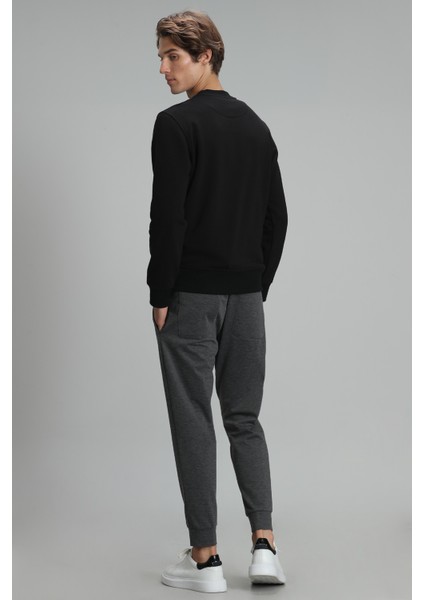 Edwın Erkek Sweatshirt Siyah