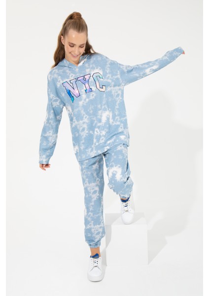 Kadın Mavi Sweatshirt 50254460-VR036 modelleri