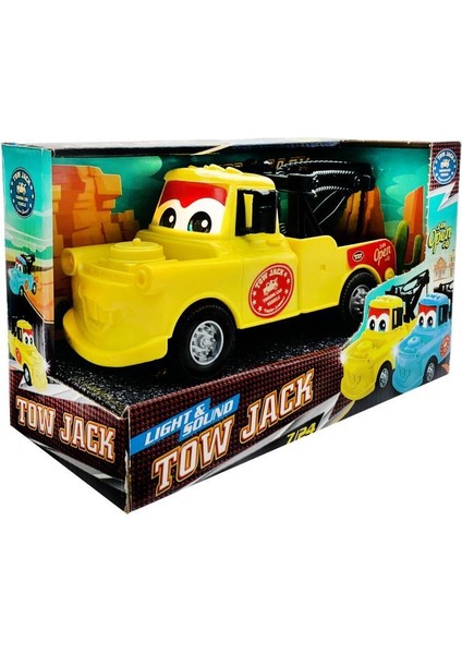Canali Oyuncak Pilli Sesli Işıklı Tow Jack Çekici Kamyonet modelleri