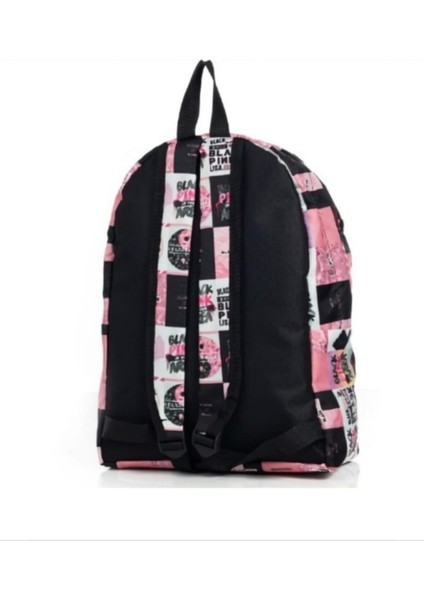 Blackpink Kolaj Baskı Sırt Çantası