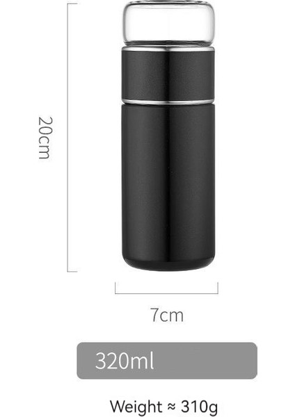 320 ml Taşınabilir Büyük Kapasite Çelik Termos Bardak (Yurt Dışından)