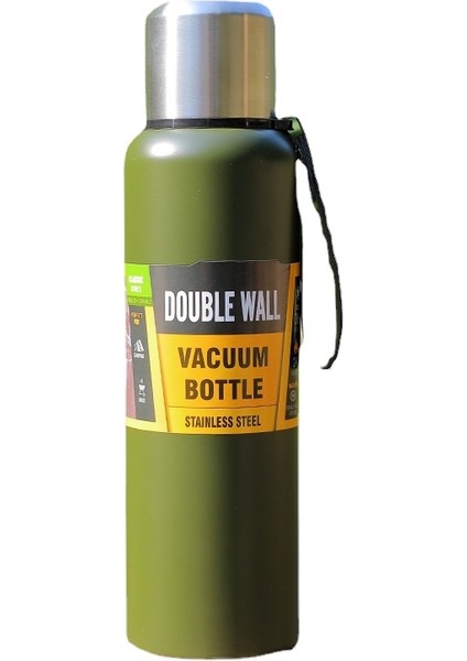 1000 ml Büyük Kapasite Paslanmaz Çelik Termos Bardak (Yurt Dışından)