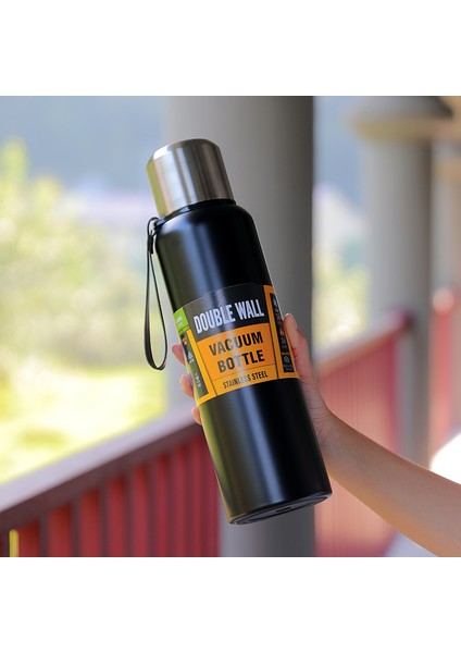1000 ml Büyük Kapasite Paslanmaz Çelik Termos Bardak (Yurt Dışından)