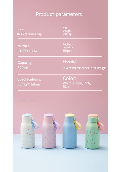 370 ml Askılı Paslanmaz Çelik Termos (Yurt Dışından)