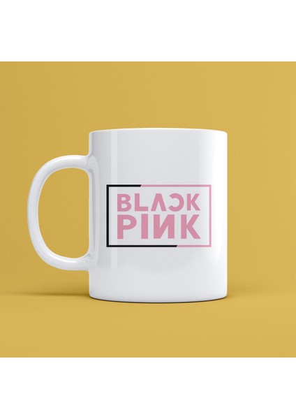 Black Pink Tasarımlı Kupa Bardak Mr-18