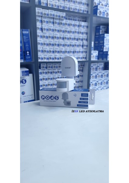 YL04-7181 3500W 10A 180 Derece Sıva Üstü Hareket Sensörü