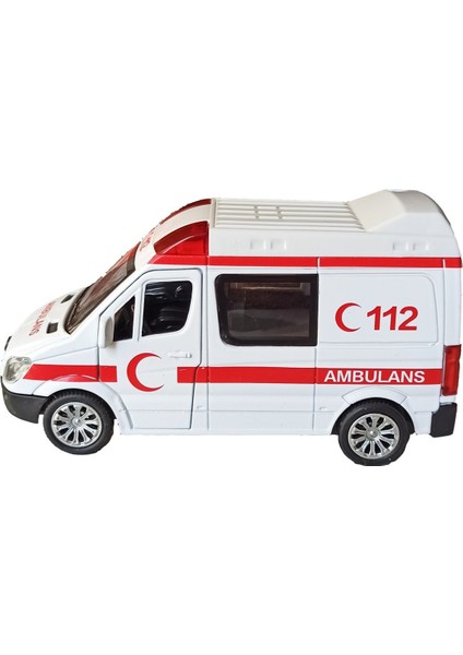 Vardem Ambulans Metal Işıklı, Sirenli, Çek Bırak Tarzında(Ön ve Arka Kapıları Açılır) modelleri