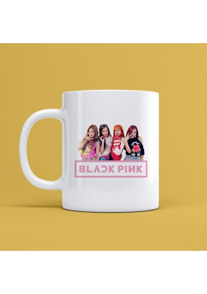 Black Pink Tasarımlı Kupa Bardak Mr-26