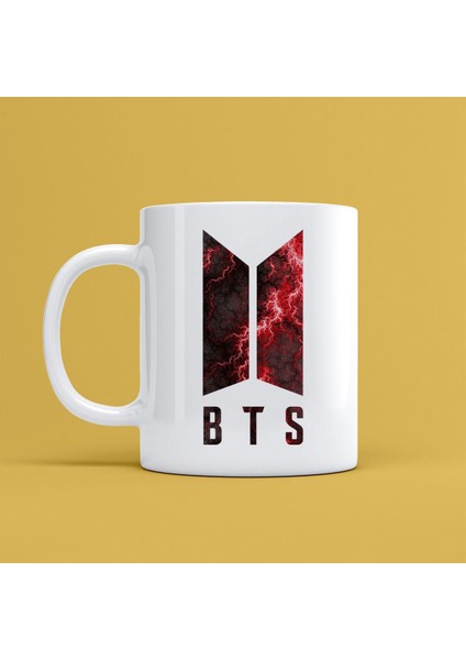Bts Tasarımlı Kupa Bardak Mr-06