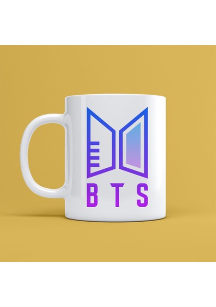 Bts Tasarımlı Kupa Bardak Mr-07
