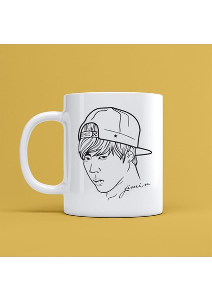 Bts Tasarımlı Kupa Bardak Mr-08